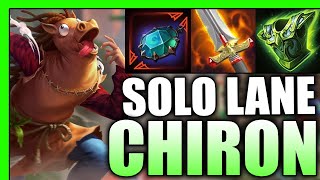 New Chiron Build is INSANE  SMITE 117 Solo Gameplay [upl. by Lamson496]