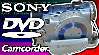 A Camcorder that records DVDs Sony DCRDVD300 NTSC MiniDVD Camcorder [upl. by Gracye]