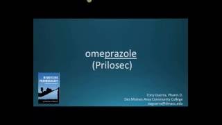 How to pronounce omeprazole Prilosec Memorizing Pharmacology Flashcard [upl. by Norted195]