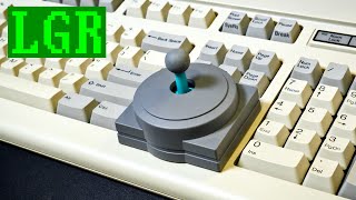 The KeyStik Clipon Joystick for Keyboards LGR Oddware [upl. by Aynom]