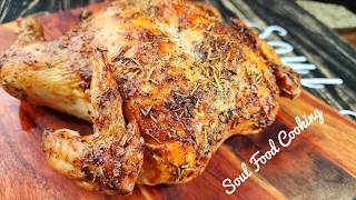 The SECRET to the BEST Oven Roasted Chicken  Crispy Juicy Delicious [upl. by Jerrilee]