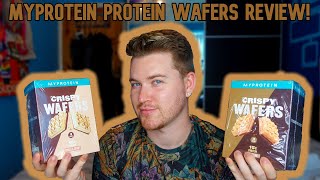 MyProtein Crispy Wafer Review  Random Monday  RandomJosh [upl. by Alroi841]