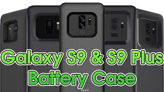 Top 5 Galaxy S9 amp S9 Plus Battery Case [upl. by Yorgen]