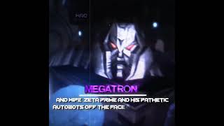 Edit MEGATRON WFCFOC  edit tf transformers megatron soundwave wfc foc [upl. by Josselyn]