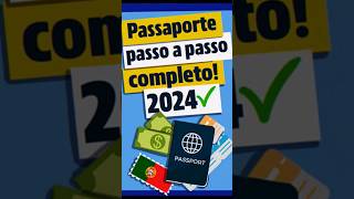 COMO TIRAR O PASSAPORTE em 2024🌎🛩️  PASSO A PASSO COMPLETO✅ shorts passaporte [upl. by Menedez]