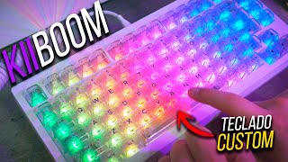 ARMAMOS NUESTRO PRIMER TECLADO CUSTOM 😱​ KIIBOOM MOONSHADOW 81✨​ [upl. by Emilia517]