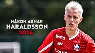 Hákon Arnar Haraldsson 2024  Amazing Skills Assists amp Goals  LOSC Lille  HD [upl. by Kcirdaed]