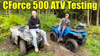 You wont believe where these things go 2023 CFMoto CForce 500 ATV Utility Quad Review [upl. by Billy]