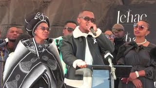 Ntate Stunna at Malome Vectors Funeral💔💔💔 [upl. by Offen179]