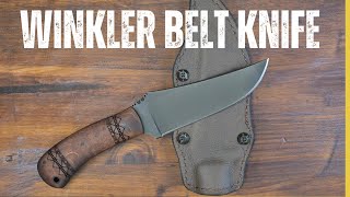 Winkler Belt Knife [upl. by Beichner]