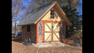 Cordwood Workshop  Building the Walls [upl. by Isac]