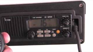 Icom Radio VHF Marine ICM59 [upl. by Plante511]