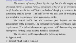 ELECTRICITY TARIFF POWER FACTOR TARIFF [upl. by Oberg]