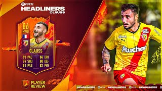 BETTER THAN HAKIMI AND ATAL 86 HEADLINERS CLAUSS PLAYER REVIEW  FIFA 22 ULTIMATE TEAM [upl. by Jeremias]