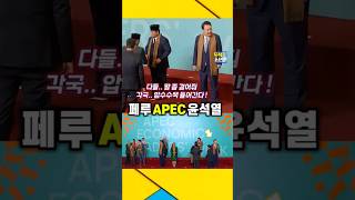 아무도 말을 걸지않는 윤석열  페루 APEC  윤석열 김건희특검 검찰공화국 [upl. by Cindy]