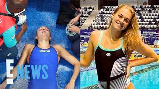 Swimmer Tamara Potocka COLLAPSES After 200Meter Individual Medley Race  2024 Olympics  E News [upl. by Edelman]