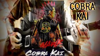 Cobra Kai Theme On Guitar [upl. by Adnilemreh677]