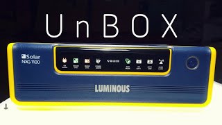 Luminous Solar NXG 1100 Hybrid Inverter Connection Features amp Installation🔥 [upl. by Eleahcim]