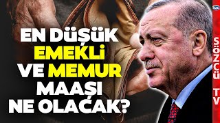 Kök Aylık SSK BağKur Emekli ve Memur Zammı En Düşük Emekli Maaşı Ne Kadar Olacak [upl. by Sadira]