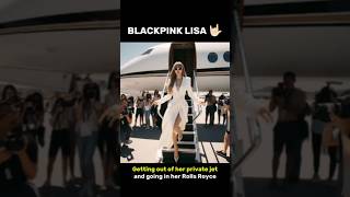 Lisa boards her private jet for the fanmeet event lisa lalisa [upl. by Australia795]