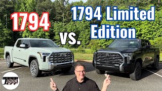 2024 Tundra 1794 vs 1794 LIMITED EDITION Who Wins this Battle [upl. by Merari]