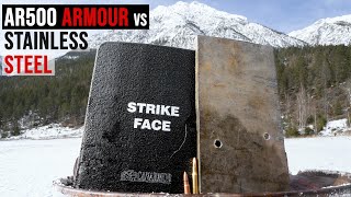 AR500 Plate Armour vs Thicker Stainless Steel [upl. by Lauer943]