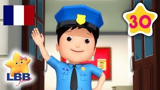 Chanson de la Police  Compilation de Comptines  Berceuses  Little Baby Bum Junior en Français [upl. by Miru174]