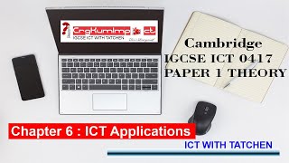 IGCSE ICT Chapter 6 ICT Applications part 1 [upl. by Litnahc]