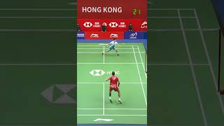 The best rally Viktor Axelsen vs Lei Lan Xi  Hong Kong Open 2024 MS F shorts badminton [upl. by Rehpotirhc]