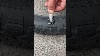 Damaged tire repair process with superglue Good tools and machinery can increase work efficiency [upl. by Reppep]