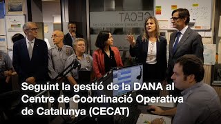 Visita al Centre de Coordinació Operativa de Catalunya CECAT [upl. by Ahsilad152]