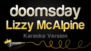 Lizzy McAlpine  doomsday Karaoke Version [upl. by Engracia]