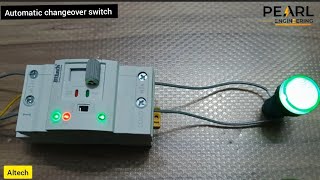 Automatic changeover switch working and wiring  Altech automatic changeover switch [upl. by Melisandra501]