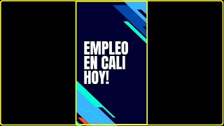 ✅ OFERTAS DE EMPLEO EN CALI HOY 🛑 shorts short Vacantes de empleo en Cali ⭐ [upl. by Anavas292]