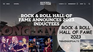 Rock amp Roll Hall Of Fame 2023 [upl. by Einnaej]