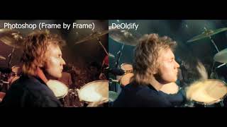 Colorizations  Photoshop Frame By Frame VS DeOldify [upl. by Elianore]