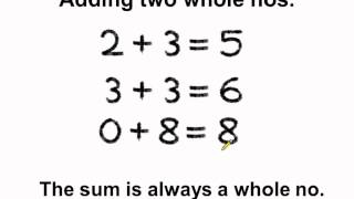 Math  Closure and commutative property of whole number addition  English [upl. by Gautea]