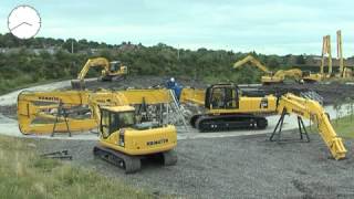 Komatsu Demolition Excavator Quick Change [upl. by Bergmann]