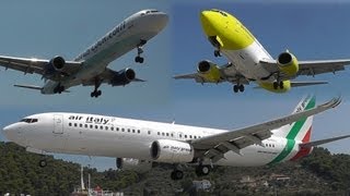 7 Hours of Insane Plane Spotting at Skiathos the Second St Maarten Low landings and Jet blasts [upl. by Ashlan]