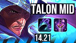 TALON vs YONE MID  6 solo kills 500 games Dominating  EUW Master  1421 [upl. by Emmott]