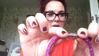 How to fasten amp unfasten a Swarovski stardust bracelet when youve got it on helpful guide 2 undo it [upl. by Hnil927]