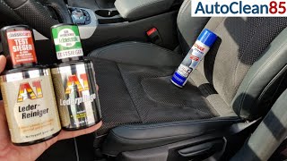 Alcantara und Ledersitze REINIGEN und VERSIEGELN  Leder aufbereiten im Auto [upl. by Eetnom]