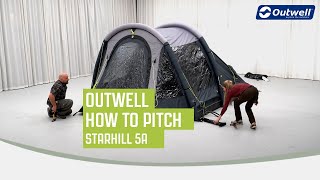 How to Pitch Starhill 5A  Outwell 2023 [upl. by Asiul]