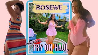 CUTE BIKINIS amp COVERUPS Curvy girl approved  Rosewe Try On Haul [upl. by Janina]