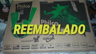 UNBOXING SOU BARATO É CONFIÁVEL TV REEMBALADA [upl. by Eenitsed]