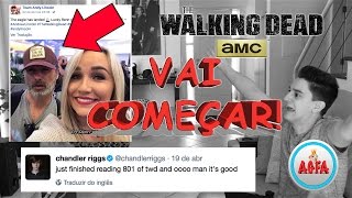 AS GRAVAÇÕES JÁ VÃO COMEÇAR  The Walking Dead novidades [upl. by Lanti]