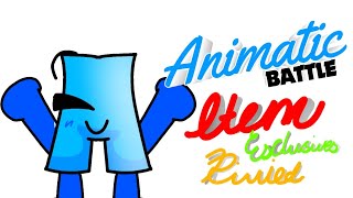 Animatic Battle Item Exclusives Revived Intro [upl. by Errick]