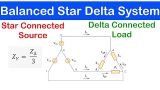 Star connection relation between phase voltage and line voltage [upl. by Murray456]