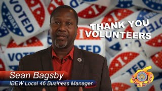 IBEW Local 46 Post Election Message from Sean Bagsby Business Manager [upl. by Hirst]