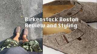 Birkenstock Boston Review  Sizing  Styling [upl. by Niroht226]